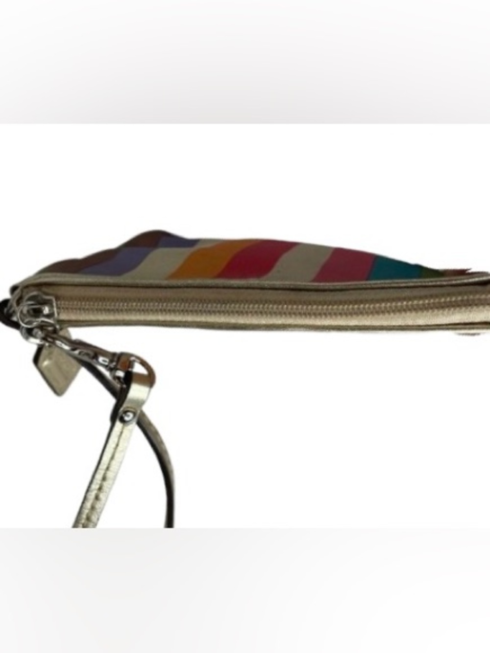 Coach 47511 Y2K Julia SP Legacy Stripe Small Wristlet (Multi) - EUC - Picture 10 of 10
